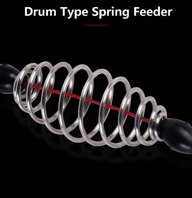 Dyxssm Trap Fishing Hooks Carp Fishing Baits Hook Lure with Fishing Spring Carp Feeder (Pack of 4) (12#) - Image 3